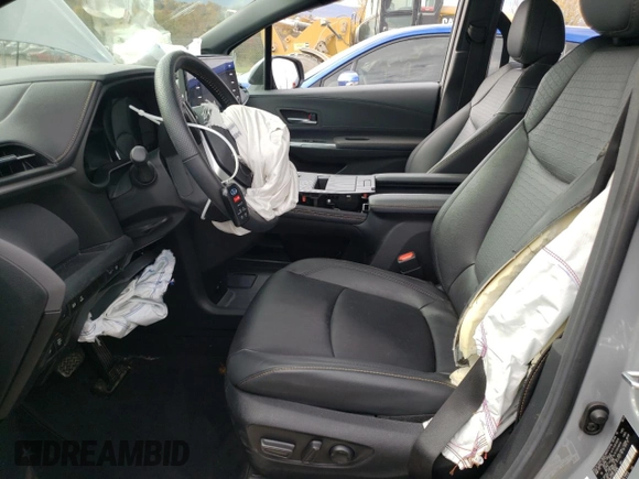 2023 Toyota Sienna XSE 25th Anniversary with VIN 5TDCSKFC3PS103084, listed as a Copart auction lot 79702214 with 17,737 mi miles and Salvage title. Bid and sale history available at DreamBid. Image 7.