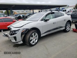 2019 Jaguar I-Pace SE z VIN SADHC2S12K1F64104, wystawiony jako Copart lot #48661854 z przebiegiem Nie podano mil oraz . Historia ofert i sprzedaży dostępna na DreamBid. Obrazek 1.