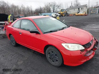 2004 Honda Civic VP with VIN 1HGEM22194L058724, listed as a IAAI auction lot 41809645 with 182,375 mi miles. Bid and sale history available at carsss.com. Image 1.