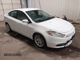 2013 Dodge Dart SXT z VIN 1C3CDFBH9DD713148, wystawiony jako IAAI lot #41673625 z przebiegiem 89 280 mil mil oraz . Historia ofert i sprzedaży dostępna na DreamBid. Obrazek 1.