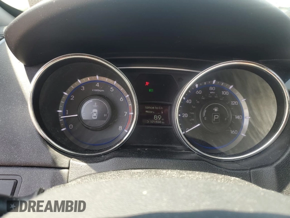 2013 Hyundai Sonata Limited with VIN 5NPEC4AC6DH797229, listed as a Copart auction lot 53649925 with 171,550 mi miles and Salvage Title. Bid and sale history available at DreamBid. Image 9.