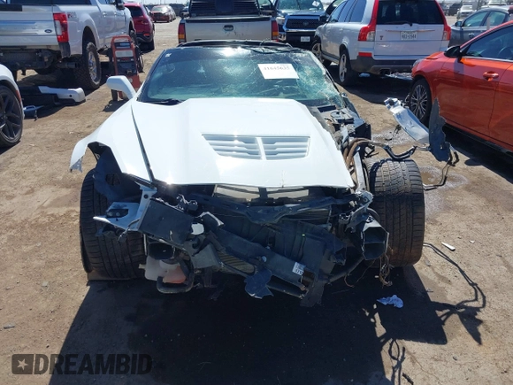 2017 Chevrolet Corvette Z06 3LZ with VIN 1G1YU2D66H5602863, listed as a IAAI auction lot 41645635 with 39,784 mi miles. Bid and sale history available at carsss.com. Image 13.