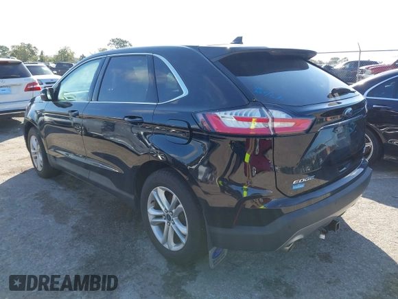 2020 Ford Edge SEL with VIN 2FMPK4J94LBB50463, listed as a IAAI auction lot 40712195 with 1 mi miles. Bid and sale history available at carsss.com. Image 3.