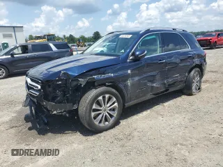 2022 Mercedes-Benz GLE 450 with VIN 4JGFB5KB3NA595990, listed as a Copart auction lot 60255595 with 32,649 mi miles and Salvage title. Bid and sale history available at DreamBid. Image 1.