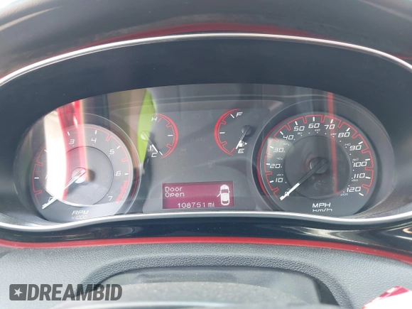 2016 Dodge Dart SXT Sport with VIN 1C3CDFFA4GD791712, listed as a IAAI auction lot 42241237 with 108,751 mi miles and . Bid and sale history available at DreamBid. Image 7.