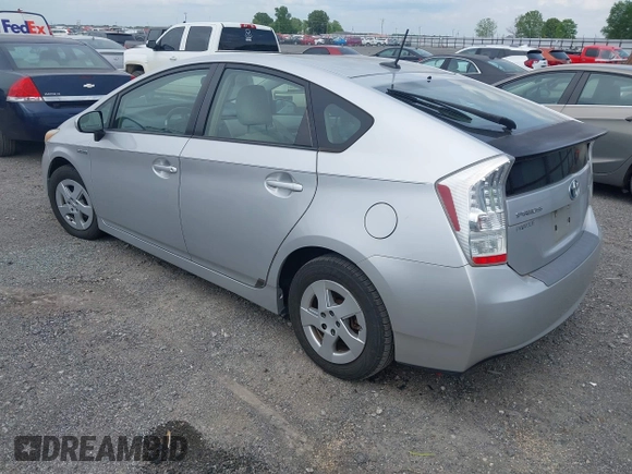 2010 Toyota Prius II with VIN JTDKN3DU6A0140225, listed as a IAAI auction lot 42148188 with 142,418 mi miles. Bid and sale history available at carsss.com. Image 3.