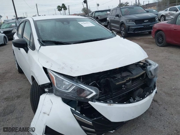 2024 Nissan Versa S with VIN 3N1CN8DV8RL908508, listed as a IAAI auction lot 41581311 with 4,145 mi miles. Bid and sale history available at carsss.com. Image 1.