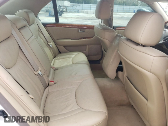 2005 Lexus LS 430 with VIN JTHBN36F250182474, listed as a Copart auction lot 54141425 with 177,907 mi miles and Salvage Title. Bid and sale history available at carsss.com. Image 10.