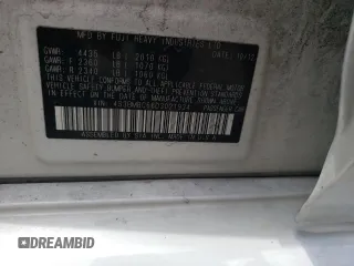 2013 Subaru Legacy Premium с VIN 4S3BMBC66D3021934, выставлен на аукционе Copart как лот 62957595 с пробегом 112 096 миль миль и Списание • Salvage title. История ставок и продаж доступна на DreamBid. Изображение 12.