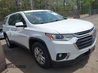 2019 Chevrolet Traverse LT Cloth z VIN 1GNEVGKW7KJ233427, wystawiony jako IAAI lot #42086240 z przebiegiem 128 658 mil mil oraz . Historia ofert i sprzedaży dostępna na DreamBid. Obrazek 1.