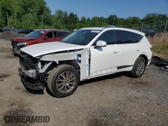 2021 Genesis GV80 with VIN KMUHBDSB9MU036008, listed as a Copart auction lot 59990915 with 62,294 mi miles and Salvage title. Bid and sale history available at DreamBid. Image 1.