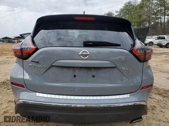 2022 Nissan Murano SL with VIN 5N1AZ2CJ4NC112246, listed as a Copart auction lot 44647395 with 48,790 mi miles and Salvage Title. Bid and sale history available at carsss.com. Image 6.