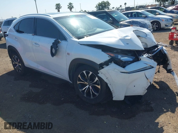 2017 Lexus NX 200t with VIN JTJYARBZXH2051583, listed as a IAAI auction lot 41991742 with 73,943 mi miles and . Bid and sale history available at DreamBid. Image 1.