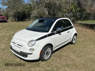 2012 FIAT 500 Gucci with VIN 3C3CFFER4CT347767, listed as a Copart auction lot 48537655 with 78,009 mi miles and Clean Title. Bid and sale history available at carsss.com. Image 2.