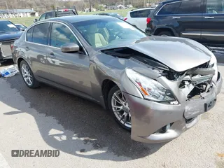 2012 Infiniti G37 x with VIN JN1CV6AR2CM677713, listed as a IAAI auction lot 41864083 with 55,573 mi miles and . Bid and sale history available at DreamBid. Image 1.