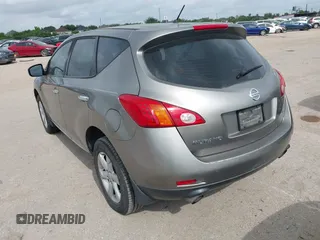 2009 Nissan Murano S with VIN JN8AZ18U59W000839, listed as a IAAI auction lot 42142054 with 181,766 mi miles. Bid and sale history available at carsss.com. Image 3.