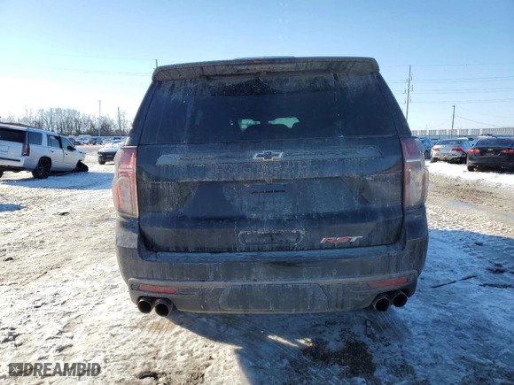 2022 Chevrolet Suburban RST with VIN 1GNSKEKL1NR224699, listed as a Copart auction lot 88583605 with 82,849 mi miles and Salvage Title. Bid and sale history available at carsss.com. Image 6.