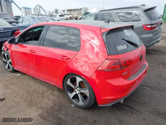 2017 Volkswagen Golf GTI S with VIN 3VW5T7AU5HM009256, listed as a IAAI auction lot 41655836 with 95,931 mi miles. Bid and sale history available at carsss.com. Image 3.