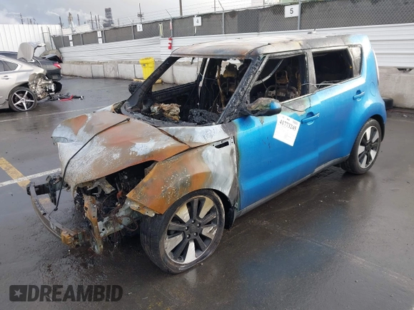 2018 Kia Soul + with VIN KNDJP3A57J7554995, listed as a IAAI auction lot 41773245 with 1 mi miles. Bid and sale history available at carsss.com. Image 2.