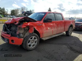 2012 Ford F-150 XL with VIN 1FTFW1ET1CKD52157, listed as a Copart auction lot 47454515 with 164,000 mi miles and Salvage title. Bid and sale history available at DreamBid. Image 1.
