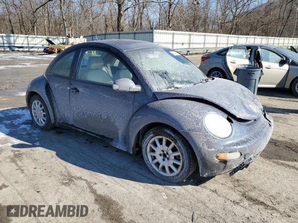 2005 Volkswagen New Beetle Coupe GLS with VIN 3VWCK31C65M403080, listed as a Copart auction lot 45346465 with 118,716 mi miles and Salvage Title. Bid and sale history available at carsss.com. Image 4.