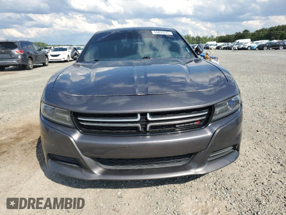 2015 Dodge Charger SE with VIN 2C3CDXBG5FH813332, listed as a Copart auction lot 55855575 with 186,353 mi miles and Clean Title. Bid and sale history available at carsss.com. Image 5.