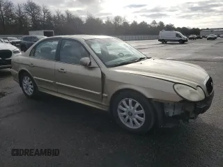 2003 Hyundai Sonata GLS with VIN KMHWF35H23A803752, listed as a Copart auction lot 79953044 with 105,538 mi miles and Salvage Title. Bid and sale history available at carsss.com. Image 4.