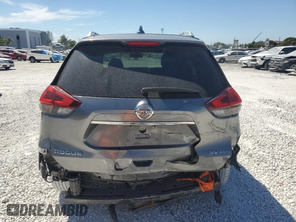 2018 Nissan Rogue SV with VIN KNMAT2MV4JP591164, listed as a Copart auction lot 50126705 with 163,365 mi miles and Salvage Title. Bid and sale history available at carsss.com. Image 6.