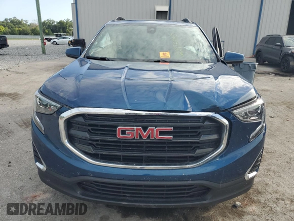 2021 GMC Terrain SLE z VIN 3GKALTEV5ML386834, wystawiony jako Copart lot #62915845 z przebiegiem 81 497 mil mil oraz Szkoda całkowita • Salvage title. Historia ofert i sprzedaży dostępna na DreamBid. Obrazek 5.