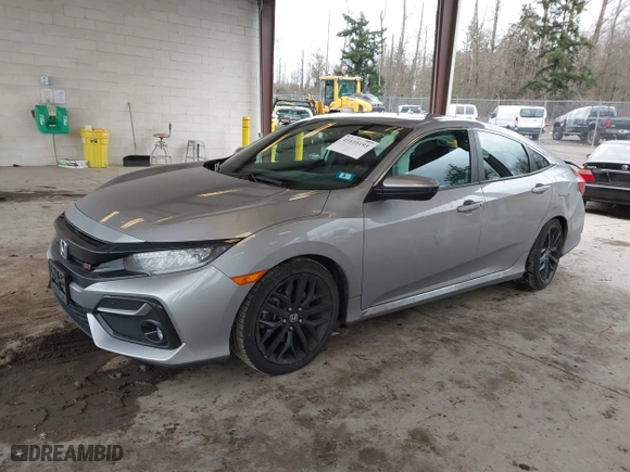 2020 Honda Civic Si Sedan with VIN 2HGFC1E56LH700697, listed as a IAAI auction lot 41616193 with 42,916 mi miles. Bid and sale history available at carsss.com. Image 17.