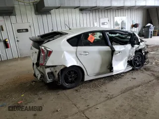 2012 Toyota Prius One with VIN JTDKN3DU5C5386737, listed as a Copart auction lot 54217195 with Not Provided miles and Non Repairable. Bid and sale history available at DreamBid. Image 3.
