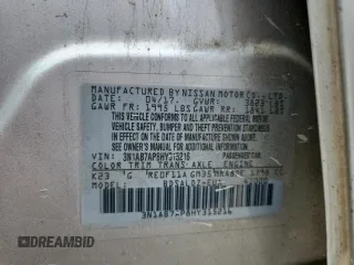 2017 Nissan Sentra SV с VIN 3N1AB7AP8HY315216, выставлен на аукционе Copart как лот 59222755 с пробегом 276 904 миль миль и Чистый • Clean title. История ставок и продаж доступна на DreamBid. Изображение 12.
