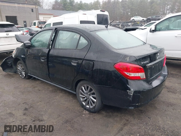 2019 Mitsubishi Mirage G4 SE with VIN ML32F4FJ3KHF04552, listed as a IAAI auction lot 41843111 with 192,463 mi miles. Bid and sale history available at carsss.com. Image 14.