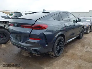2022 BMW X6 xDrive40i with VIN 5UXCY6C08N9N30013, listed as a IAAI auction lot 41772245 with 23,198 mi miles. Bid and sale history available at carsss.com. Image 4.
