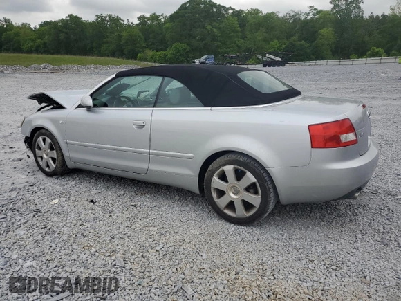 2004 Audi A4 1.8T с VIN WAUAC48H44K004296, выставлен на аукционе Copart как лот 55040035 с пробегом 79 497 миль миль и Списание • Salvage title. История ставок и продаж доступна на DreamBid. Изображение 2.