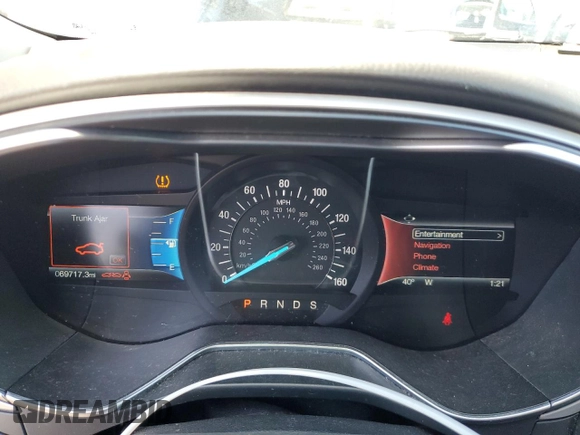 2016 Ford Fusion SE with VIN 3FA6P0HD7GR367796, listed as a Copart auction lot 52301775 with 69,717 mi miles and Salvage Title. Bid and sale history available at carsss.com. Image 9.