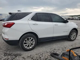 2021 Chevrolet Equinox LT with VIN 2GNAXUEV5M6124913, listed as a Copart auction lot 58450615 with 97,415 mi miles and Salvage title. Bid and sale history available at DreamBid. Image 3.