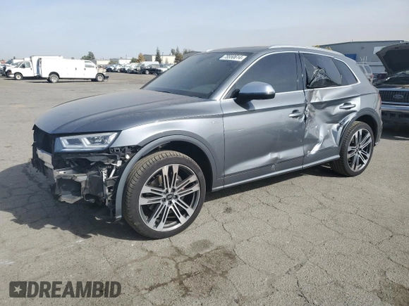 2018 Audi SQ5 Premium Plus with VIN WA1A4AFY0J2103351, listed as a Copart auction lot 78550614 with 58,657 mi miles and Salvage Title. Bid and sale history available at DreamBid. Image 1.
