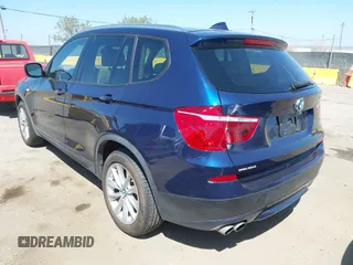 2014 BMW X3 xDrive28i with VIN 5UXWX9C5XE0D33090, listed as a IAAI auction lot 41932561 with 42,783 mi miles and . Bid and sale history available at DreamBid. Image 3.
