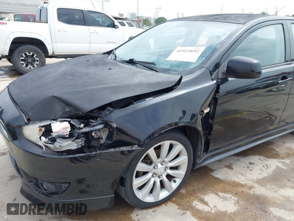 2009 Mitsubishi Lancer with VIN JA3AU86W29U039924, listed as a IAAI auction lot 41923692 with 183,591 mi miles and . Bid and sale history available at DreamBid. Image 6.