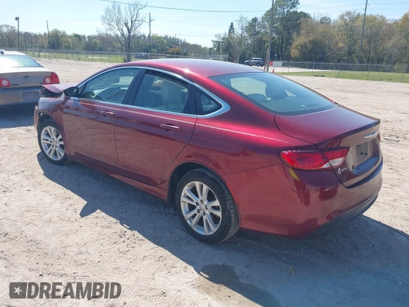 2017 Chrysler 200 Touring with VIN 1C3CCCFB0HN508745, listed as a IAAI auction lot 41699083 with 109,324 mi miles. Bid and sale history available at carsss.com. Image 3.