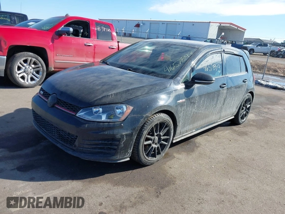 2015 Volkswagen Golf GTI SE with VIN 3VW5T7AU8FM022628, listed as a IAAI auction lot 41657843 with 186,457 mi miles. Bid and sale history available at carsss.com. Image 17.