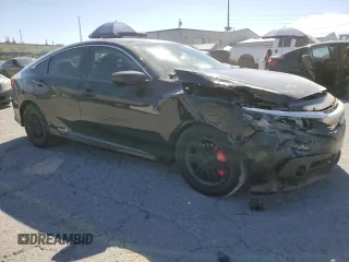 2016 Honda Civic Sedan LX with VIN 19XFC2F53GE099219, listed as a Copart auction lot 53125225 with 93,950 mi miles and Salvage Title. Bid and sale history available at carsss.com. Image 4.