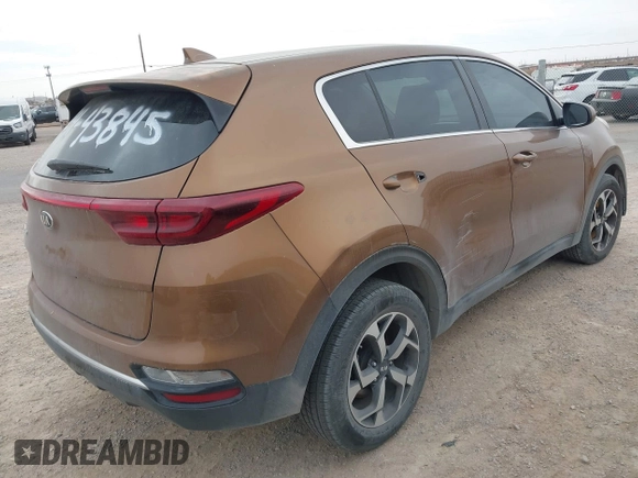 2020 Kia Sportage LX with VIN KNDPM3AC5L7796219, listed as a IAAI auction lot 41563048 with Not Provided miles. Bid and sale history available at carsss.com. Image 4.