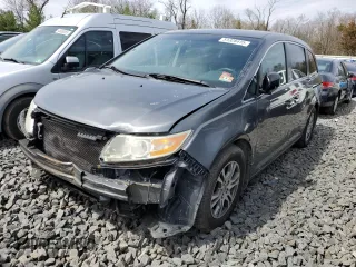 2012 Honda Odyssey EX with VIN 5FNRL5H41CB044470, listed as a Copart auction lot 51328415 with 287,479 mi miles and Salvage Title. Bid and sale history available at carsss.com. Image 1.