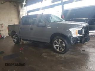 2020 Ford F-150 XL with VIN 1FTEW1CP6LFC45762, listed as a IAAI auction lot 41565060 with 55,287 mi miles. Bid and sale history available at carsss.com. Image 1.