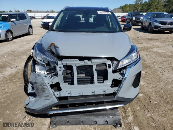 2023 Nissan Kicks SV with VIN 3N1CP5CVXPL519716, listed as a Copart auction lot 46355125 with 13,317 mi miles and Salvage Title. Bid and sale history available at carsss.com. Image 5.