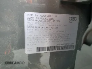 2020 Audi Q3 S line Premium with VIN WA1DECF32L1047366, listed as a Copart auction lot 48927274 with 0 mi miles and Salvage Title. Bid and sale history available at carsss.com. Image 13.