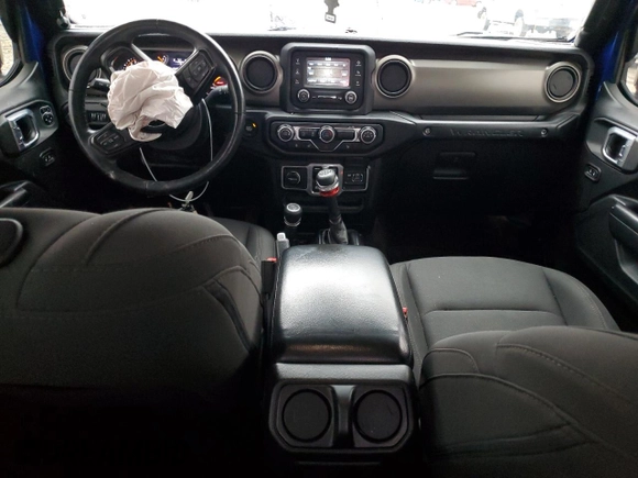 2018 Jeep Wrangler Sport with VIN 1C4GJXAG6JW291330, listed as a Copart auction lot 80825624 with 76,953 mi miles and Salvage Title. Bid and sale history available at carsss.com. Image 8.