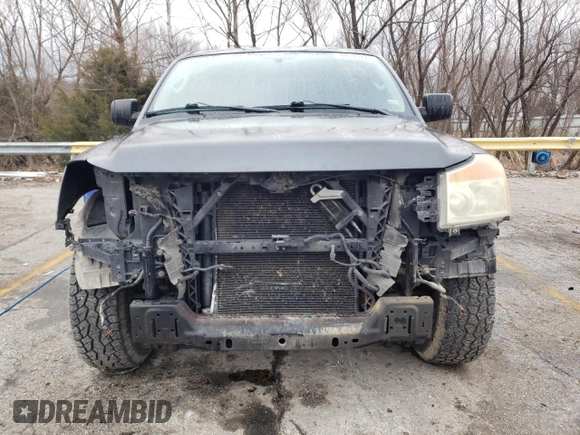 2010 Nissan Titan SE with VIN 1N6AA0CA9AN319565, listed as a Copart auction lot 44175775 with 214,303 mi miles and Salvage Title. Bid and sale history available at carsss.com. Image 5.